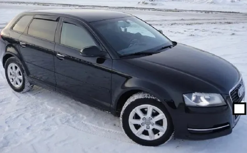 Дефлекторы окон (ветровики) Audi A3 Hb 5d (8P) 2004-2012"EuroStandard" (Ауди А3) Кобра Тюнинг